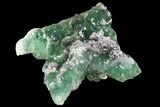 Green Fluorite & Druzy Quartz - Colorado #33380-2